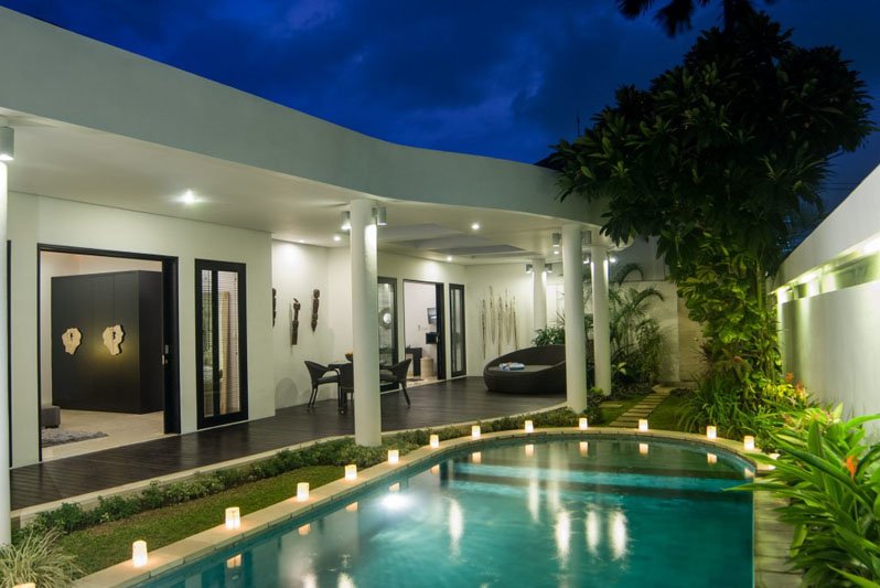 Bedroom Luxury Villa Located the True Center Seminyak V131