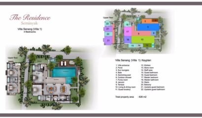 Villa Senang by The Residence Seminyak – 4 Bedroom Villa in the heart of Seminyak