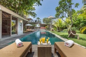 Pool Area Villa Jadine - 4 Bedroom Private Villa with 2 Swimming Pool in Canggu