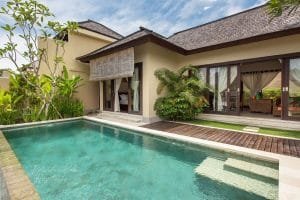 Pool Area - The Reika Villas (Yurika) - 2 Bedroom Villa Nearby Melasti Beach