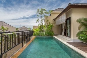 Pool Area - The Reika Villas (Yurika) - 2 Bedroom Villa Nearby Melasti Beach