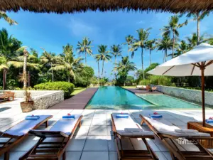 Villa Samadhana - Luxury 5 Bedrooms Bali Villa Beach Front Near Sanur