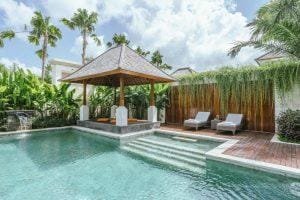 Pool Area at Villa Reilo - 5 Bedroom Modern Villa Near Berawa Beach