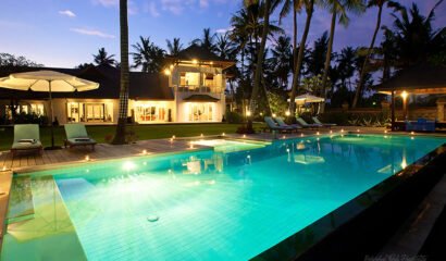 Puri Nirwana Villa – Stunning Plantation-style 6 Bedrooms Beachfront Villa