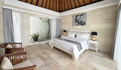Bedroom Area at Villa RM Canggu - 4 Beroom Luxury Villa WIth Ricefield View in Canggu