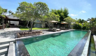 Pool Area at Villa RM Canggu - 4 Beroom Luxury Villa WIth Ricefield View in Canggu